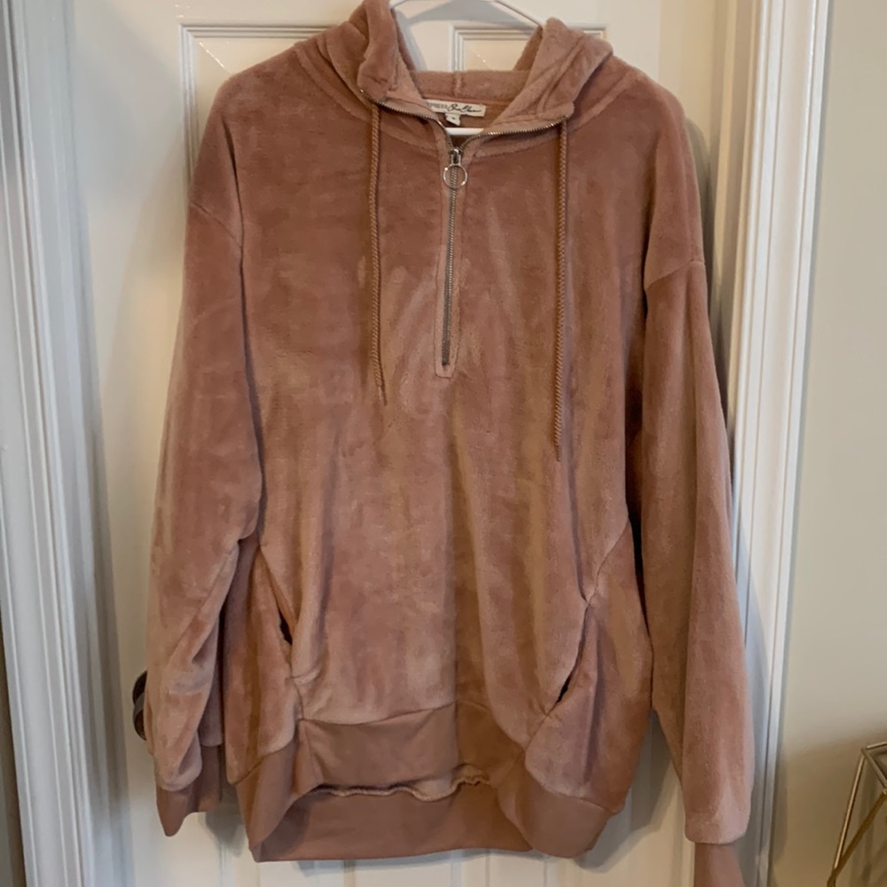 Express velour hoodie